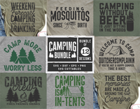 Camping Bundle 1  | SVG Cut File