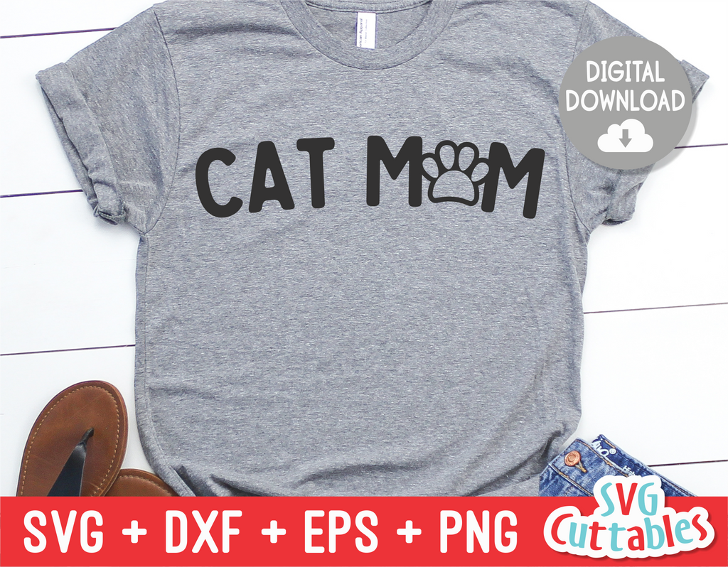 Cat Mom | SVG Cut File