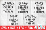 Cheaper Than Therapy Bundle | SVG Cut Files