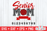 Cheer Senior Mom Pom Pom | SVG Cut File