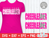 Cheerleader Distressed | SVG Cut File