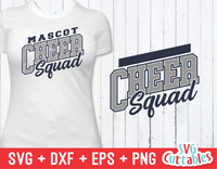 Cheer Squad | Cheer Template 0042 | SVG Cut File