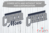 Cheer Mom | Cheer Template 0043 | SVG Cut File
