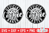 Official Cookie Taster / Baker  | Christmas Cut File