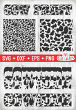 Cow Print Pattern SVG