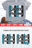 Dance Grandma Brush Strokes | SVG Cut File