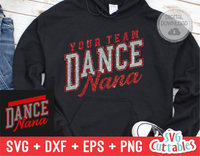 Dance Nana | Dance Template 009 | SVG Cut File