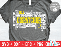 Dispatcher Word Art | SVG Cut File