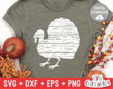 Distressed Turkey | Thanksgiving SVG Cut File