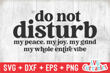 Do Not Disturb | SVG Cut File