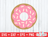 Donut with Sprinkles | Food | SVG Cut File