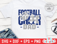 Cheer Dad and Football Dad | SVG Cut File