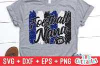 Football Nana Paint Strokes | SVG Cut File