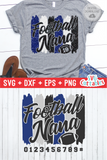 Football Nana Paint Strokes | SVG Cut File