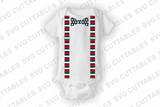 Fourth of July Tie, Bow Tie, Suspenders, July 4th Vector