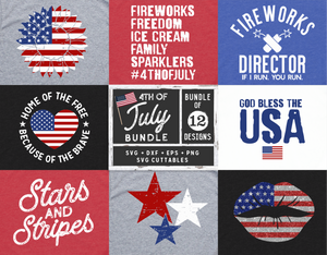 Fourth of July Mini Bundle 1 | SVG Cut File