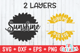 Sunflower SVG Cut File Bundle