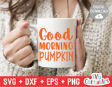 Good Morning Pumpkin | Autumn | Fall Cut File