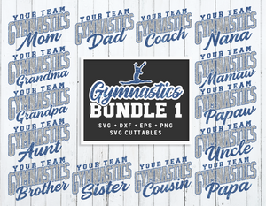 Gymnastics Bundle 1 | SVG Cut Files