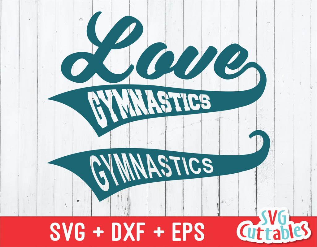 Gymnastics text tails, Love Gymnastics