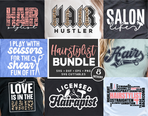 Hair Stylist | Hairdresser SVG Bundle
