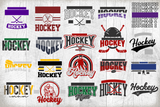 Hockey Template SVG Bundle 1