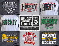 Hockey Template SVG Bundle 1