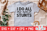 I Do All My Own Stunts | Toddler SVG Cut File