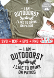 I Am Outdoorsy | SVG Cut File
