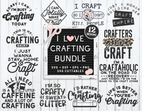 I Love Crafting Bundle | Crafting SVGs