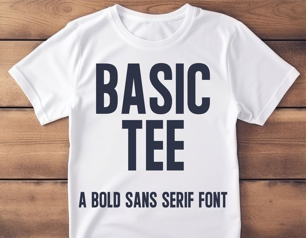 JP Basic Tee Font | Athletic Font | Sans Serif Font