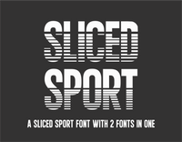 JP Sliced Sport Font