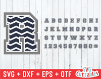 Chevron thin Pattern font, Chevron Alphabet and numbers