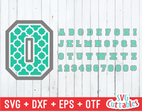 Clover Pattern font, Clover Alphabet and numbers