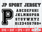 JP Sport Jersey Font