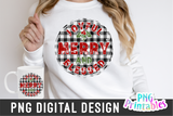 Joyful Merry And Blessed | Sublimation PNG