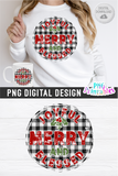 Joyful Merry And Blessed | Sublimation PNG