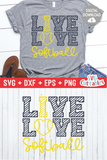 Live Love Softball  | SVG Cut File