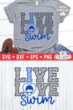 Live Love Swim | SVG Cut File