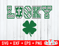 St. Patrick's Day SVG, Lucky Pattern