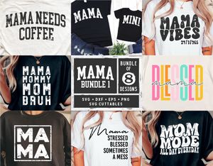 Mama svg Bundle 1 | SVG Cut Files