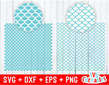 Mermaid Scales Patterns | SVG Cut Files