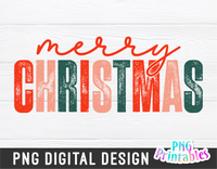 Merry Christmas | Sublimation PNG