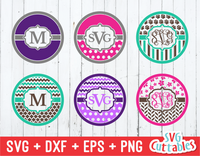 Monogram Frame set of 6