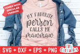 My Favorite People Call Me Mawmaw  | Mother's Day SVG Cut File