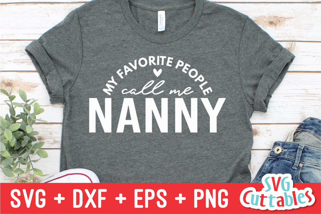 Nanny SVG design - Flower SVG file for Cricut - Nanny shirt SVG