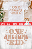 One Awesome Kid | Toddler SVG Cut File