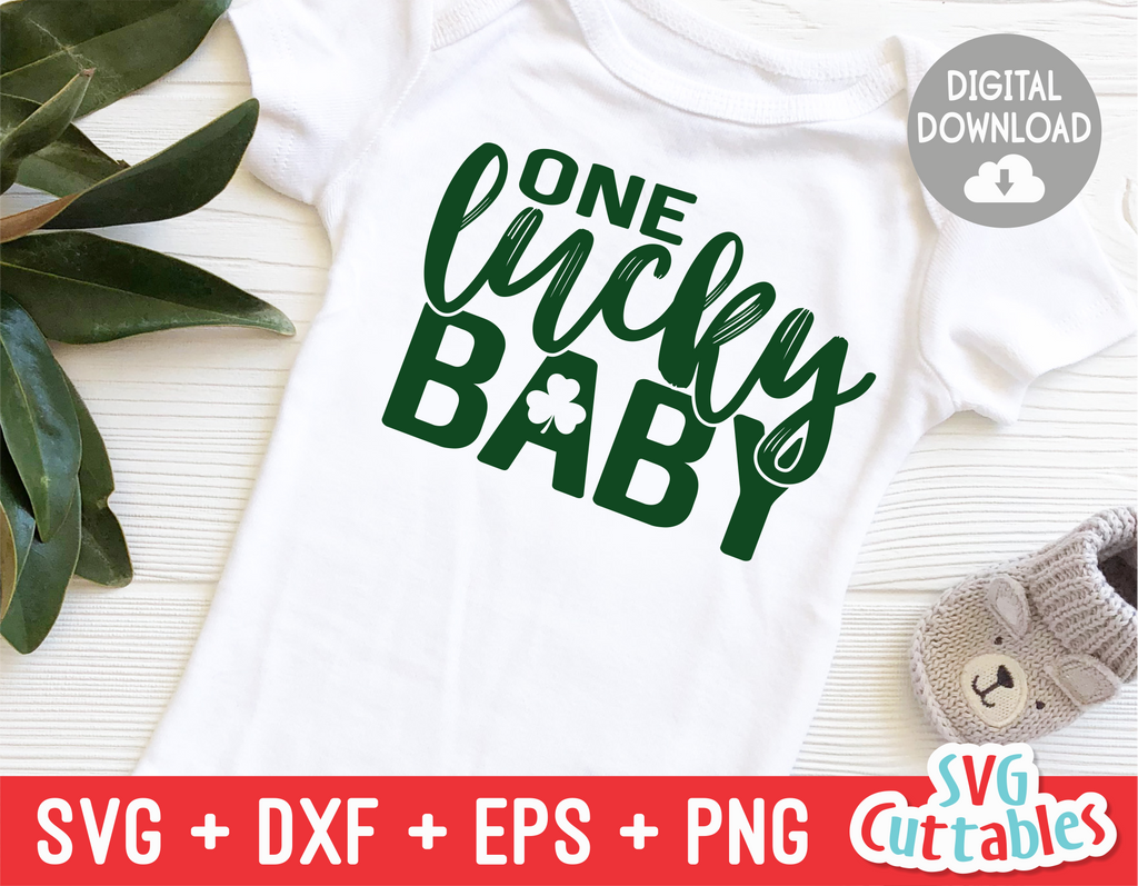 One Lucky Baby | St. Patrick's Day Cut File