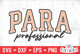 Paraprofessional | SVG Cut File