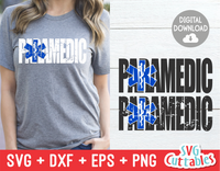 Distressed Paramedic | SVG Cut File